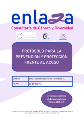 Protocolo para la Prevención y Protección Frente al Acoso de Enlaza Consultoría de Género y Diversidad