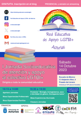 Enlaza Consultoría de Género y Diversidad apoya la I Jornada Socioeducativa de atención y apoyo al colectivo LGTBI+